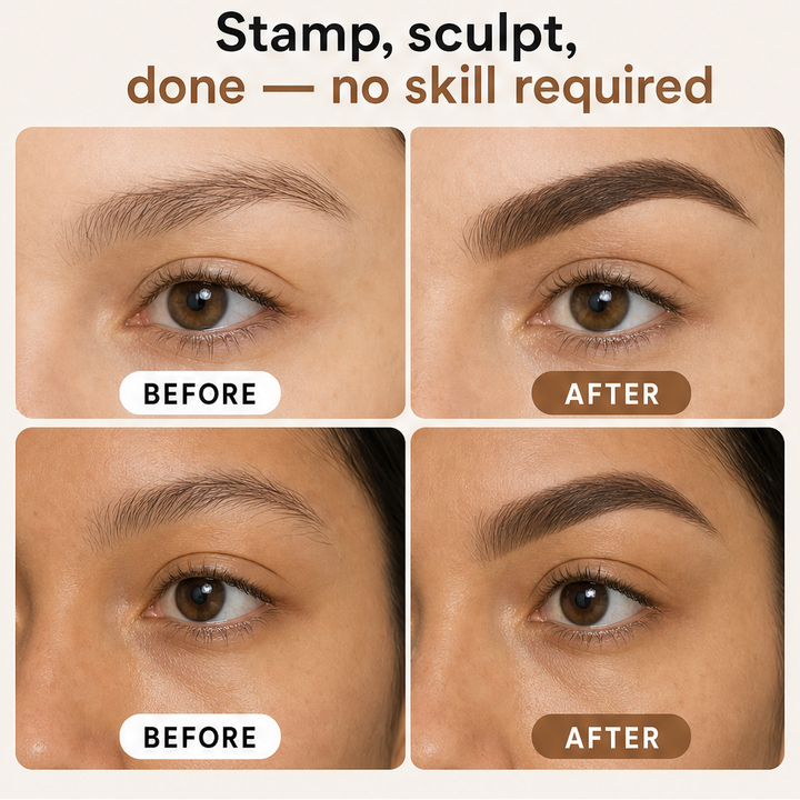 Archelle – Waterproof Stamp Stencil Brow Pomade Kit + BUY 1 + PICK 1 FREE COLOR features