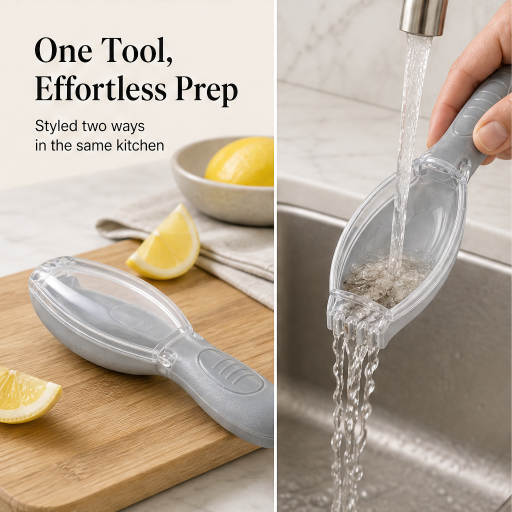 Scalewick – Mess-Free Serrated Fish Scale Scraper with Catch Chamber + 50% OFF detail