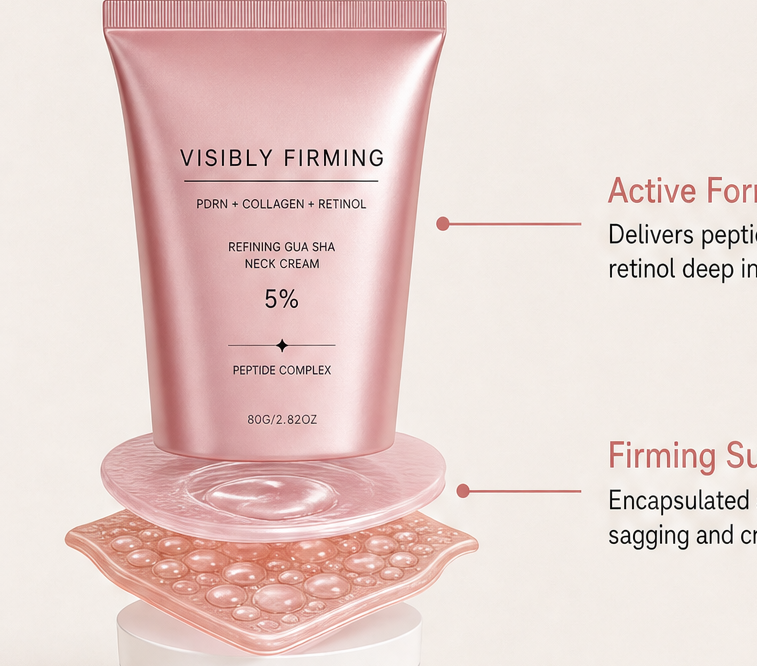 Renuvale – Peptide Retinol Firming Cream with Built-In Gua Sha Massager + 1+1 FREE detail