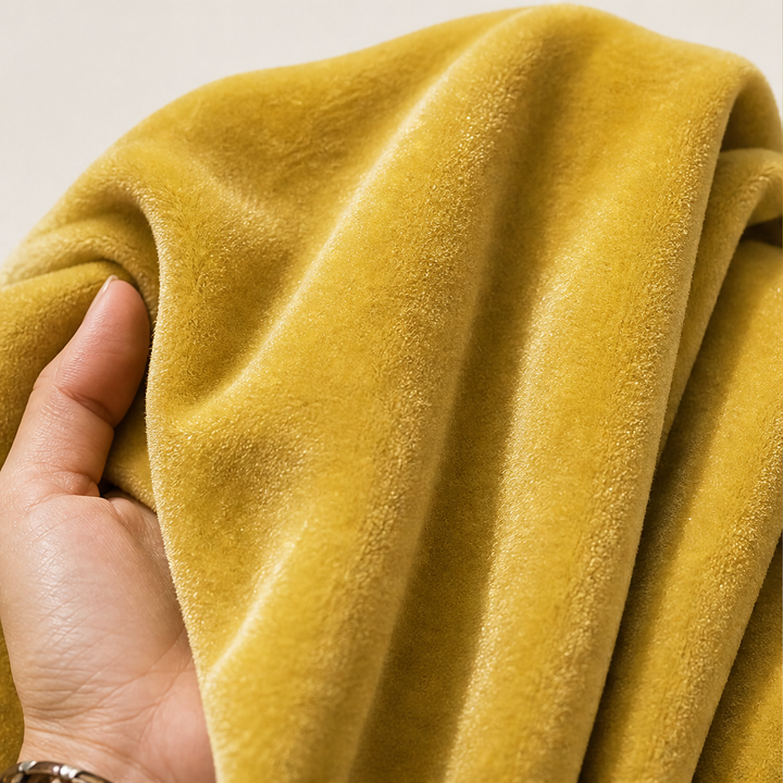 Plushwick – Oversized Velour Drawstring Hoodie with 3/4 Sleeves + 50% OFF detail