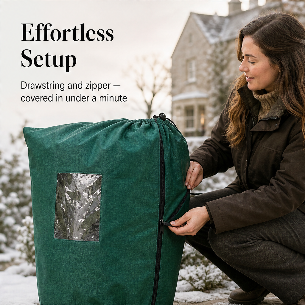 Frostholt – Frost-Proof Cover with See-Through Window for Plants + 50% OFF features