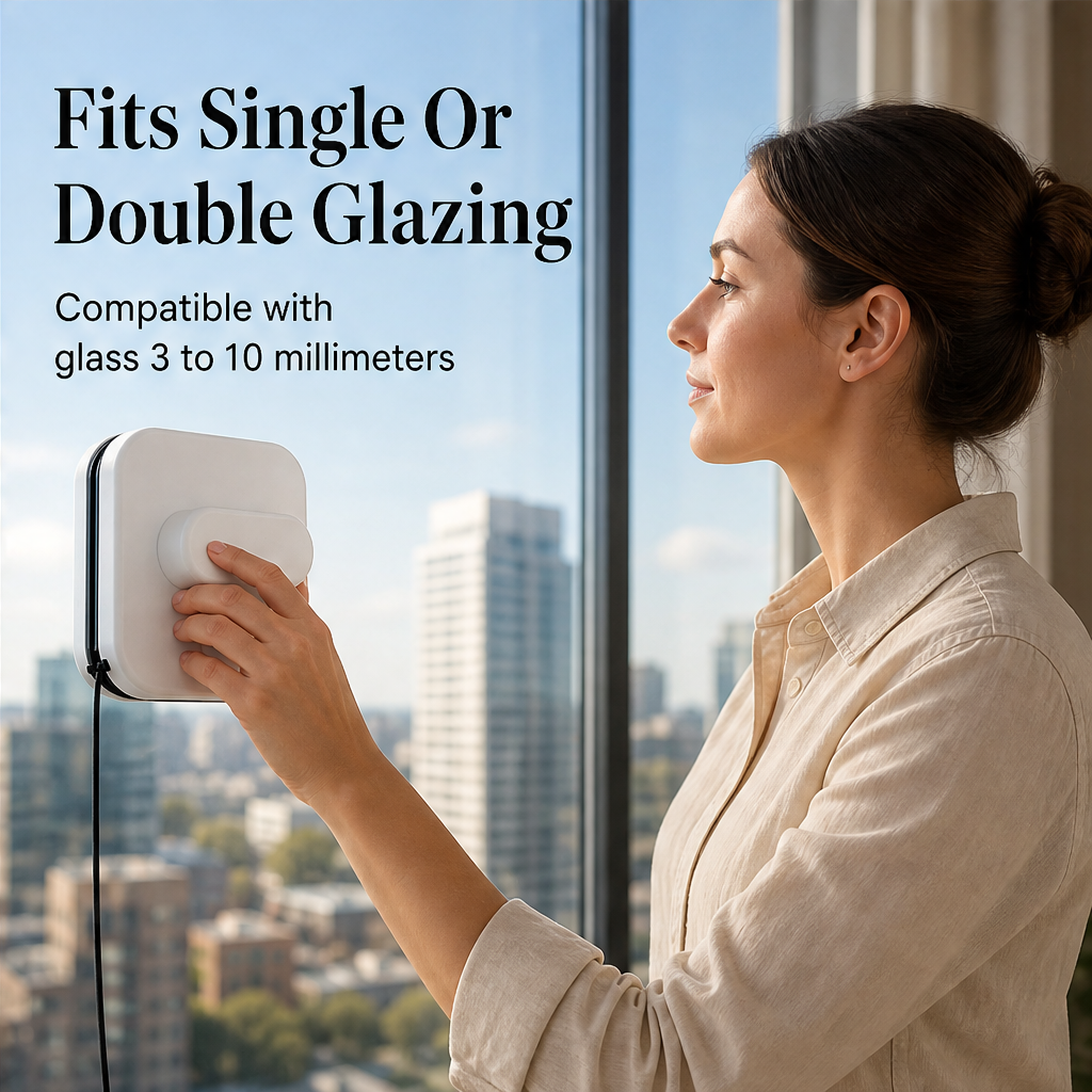 Clearwick – Dual-Sided Magnetic Window Cleaner + 50% OFF features