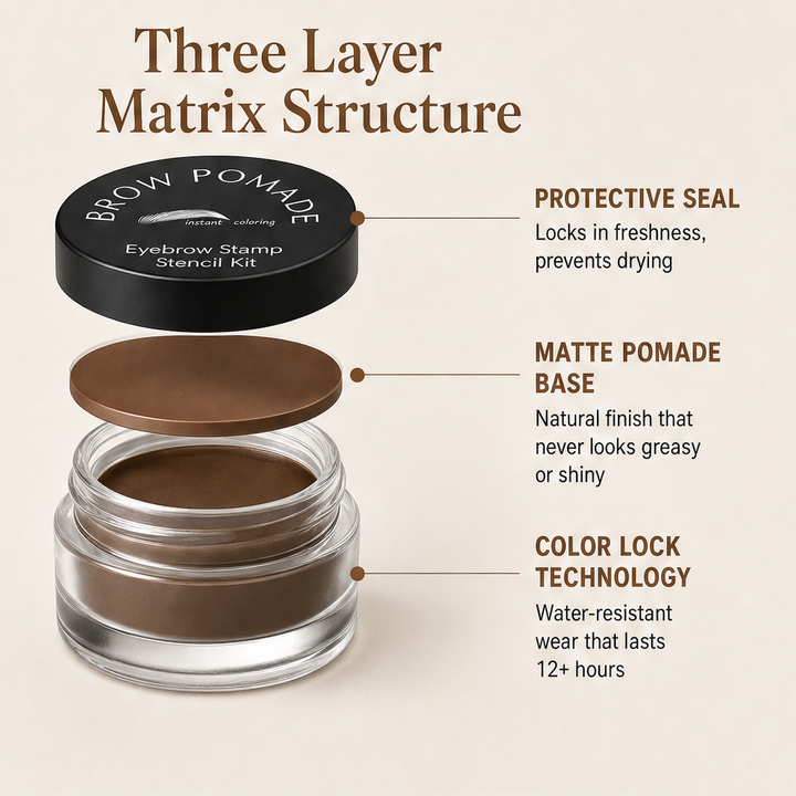 Archelle – Waterproof Stamp Stencil Brow Pomade Kit + BUY 1 + PICK 1 FREE COLOR detail