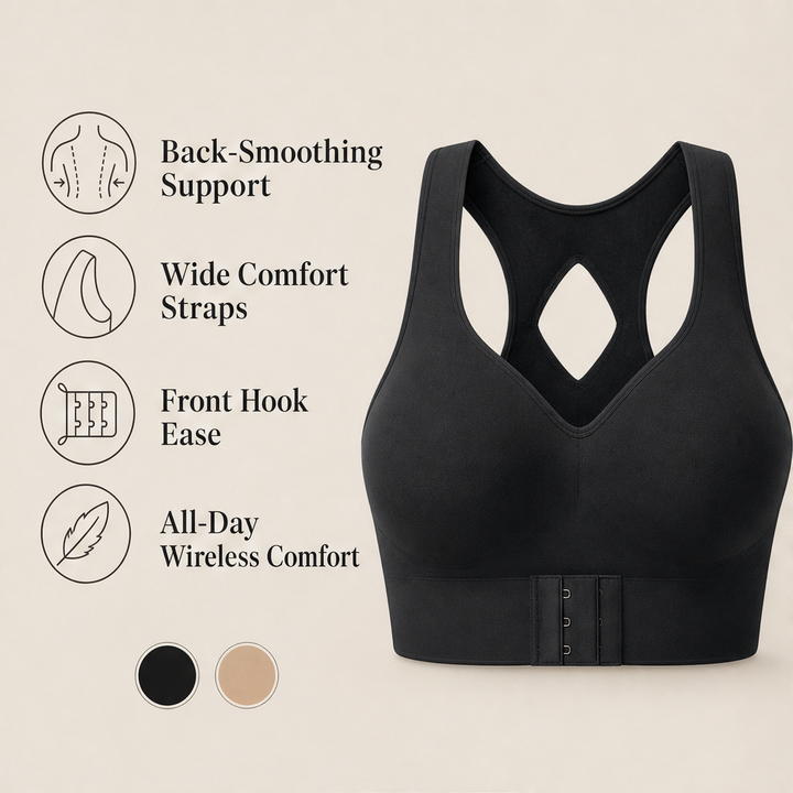 Alinora – Wireless Posture-Correcting Support Bra + 1+1 FREE features
