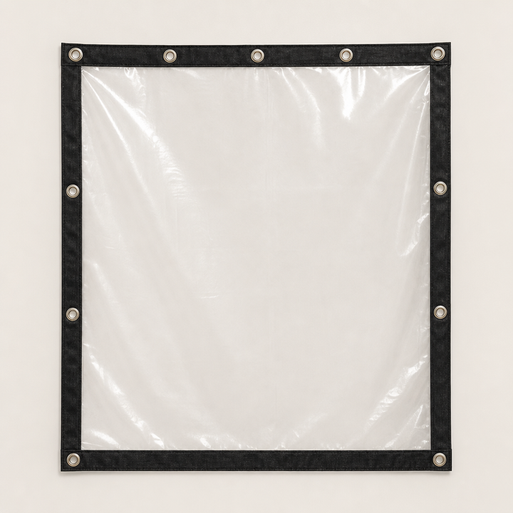 Clearshield – Heavy-Duty Weatherproof Clear Tarpaulin Cover + 50% OFF Transparent