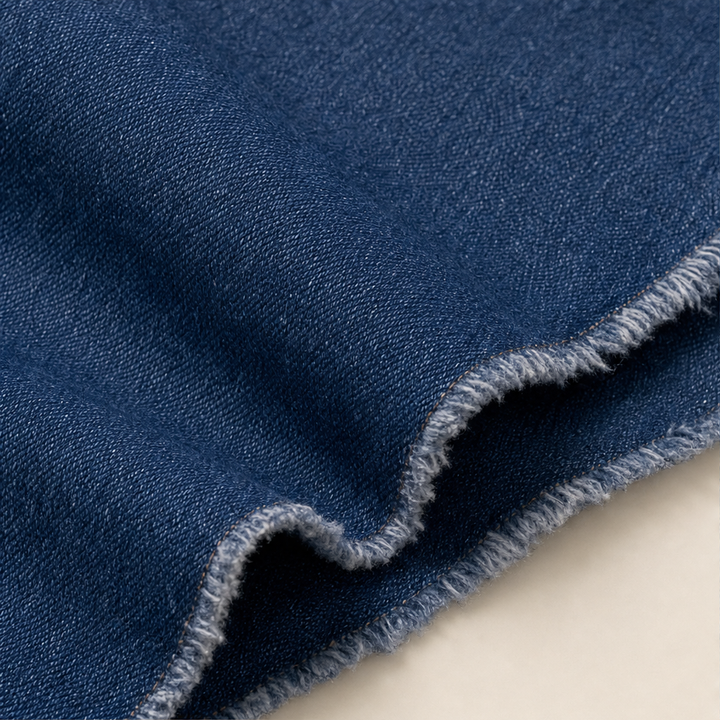 Marlowick – Asymmetrical Wrap-Front High-Waist Wide-Leg Jeans + 50% OFF detail