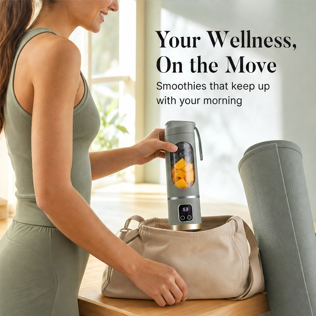 Sipwell – Cordless USB-C Rechargeable Personal Blender + 50% OFF features
