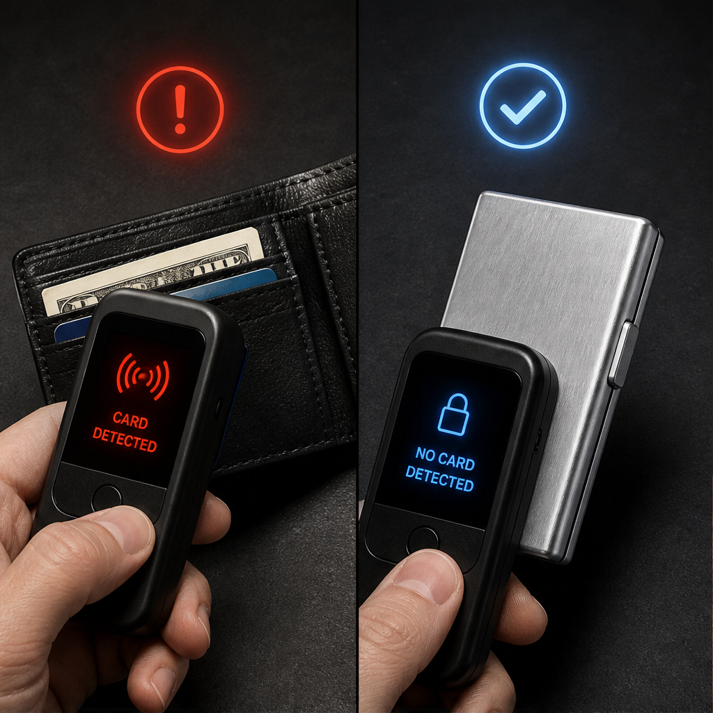 Shieldwick – RFID-Blocking Stainless Steel Card Holder + 50% OFF detail
