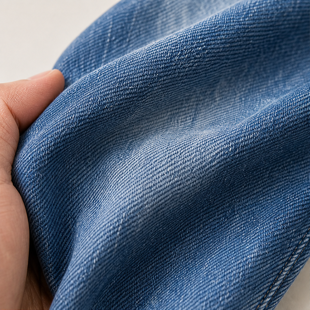 Barrelune – High Waisted Stretch Barrel Jeans with Tie Ankle Hem + 50% OFF detail