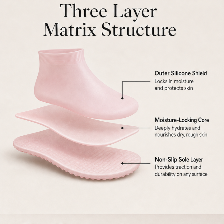 Silkenheel – Overnight Moisturizing Silicone Foot Socks + 1+1 FREE detail