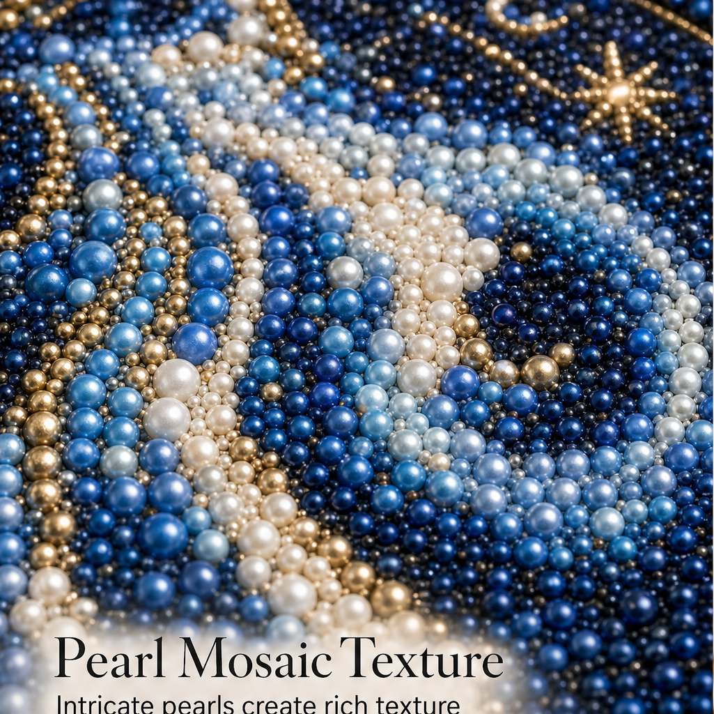 Celestara – Zodiac Pearl Mosaic DIY Diamond Painting Kit + 50% OFF detail