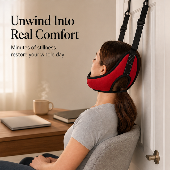 Cervalign – Adjustable Over-Door Cervical Traction Neck Cushion + 50% OFF features
