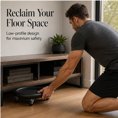 CoreForge – 360° Swivel Core Disc with Anti-Slip Grip and Knee Mat + 50% OFF