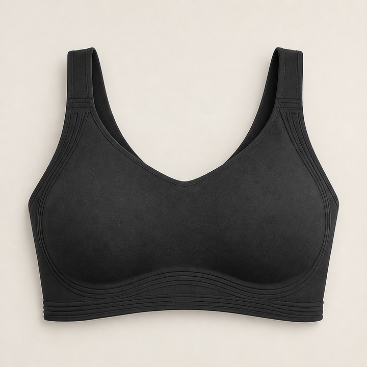 Jellisse – Wirefree Full Coverage 10-Pack Comfort Bras + 1+1 FREE Black