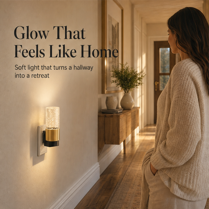 Glimmerholm – Bubble Acrylic Auto-Sensor Night Light + 50% OFF features