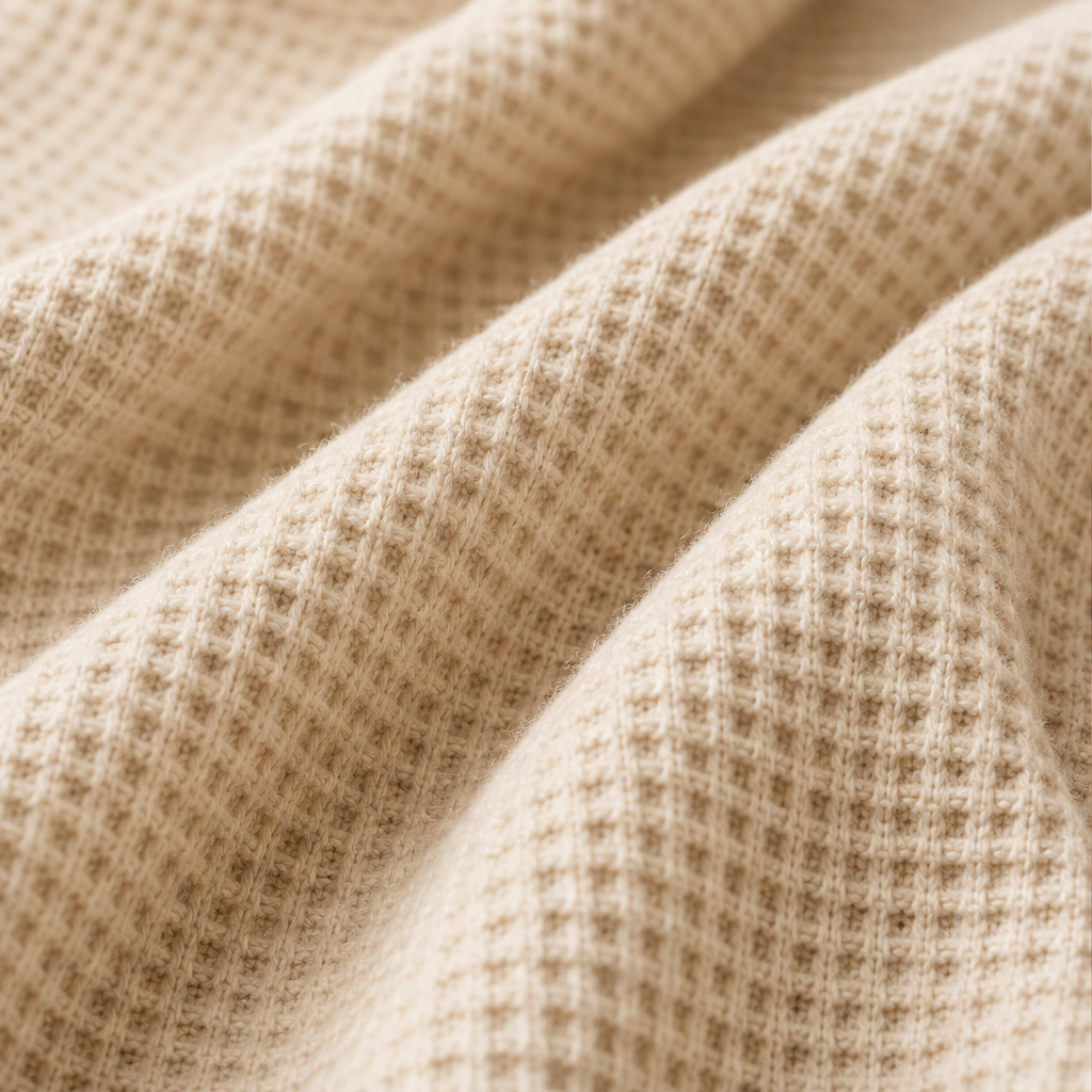 Cozeloom – Waffle Knit Long Sleeve Henley Top + 50% OFF detail