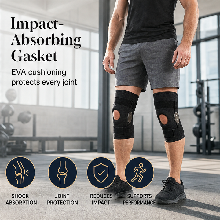Hinglok – Steel-Hinged Adjustable Knee Brace for Sport and Recovery + 50% OFF features