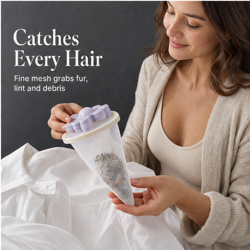 FurDrift – Floating Pet Hair &amp; Lint Catcher for Washing Machine + 50% OFF features
