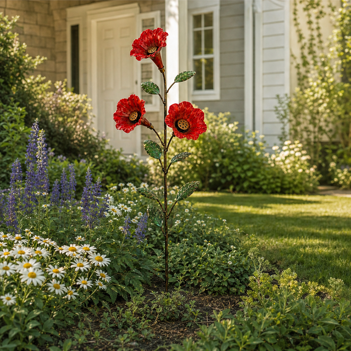 Larkspur &amp; Wren – Hand-Painted Hummingbird Feeder Garden Stake + 50% OFF lifestyle