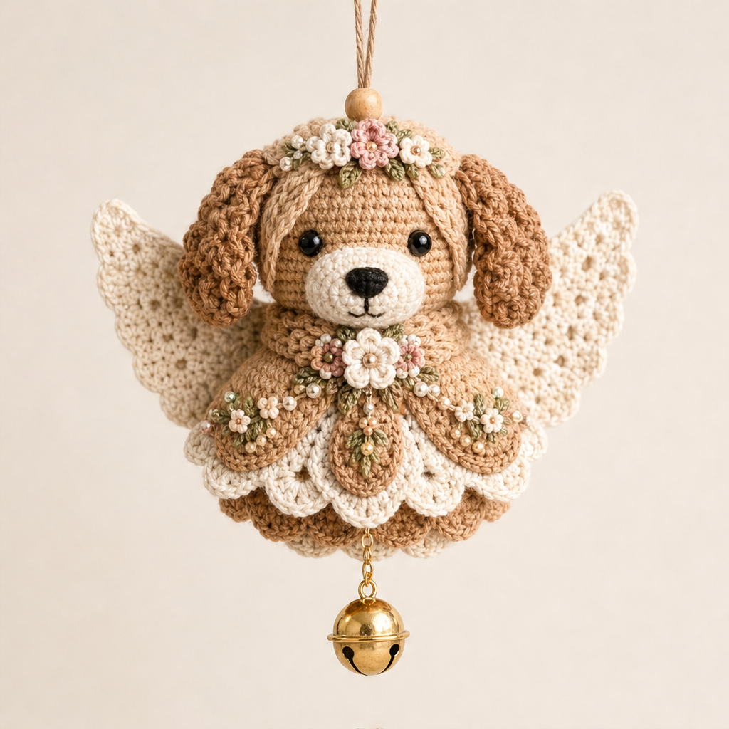 Hearthstitch – Beginner-Friendly 3D Angel Crochet Kit + 50% OFF Tan