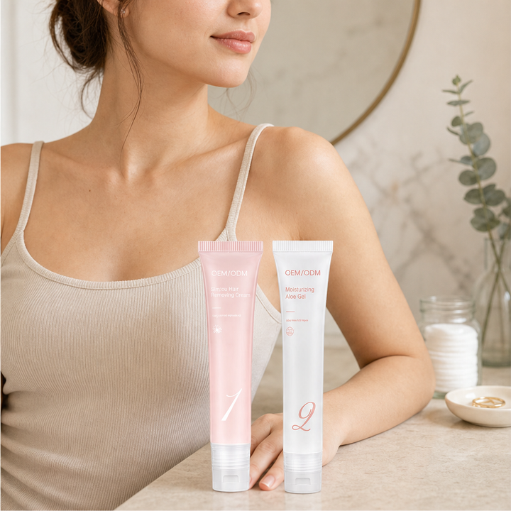 Velmora – Painless Hair Removal Cream &amp; Soothing Gel Kit + 1+1 FREE lifestyle