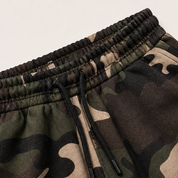 Fernbrook – Fleece-Lined Camo Jogger Cargo Pants + 50% OFF detail