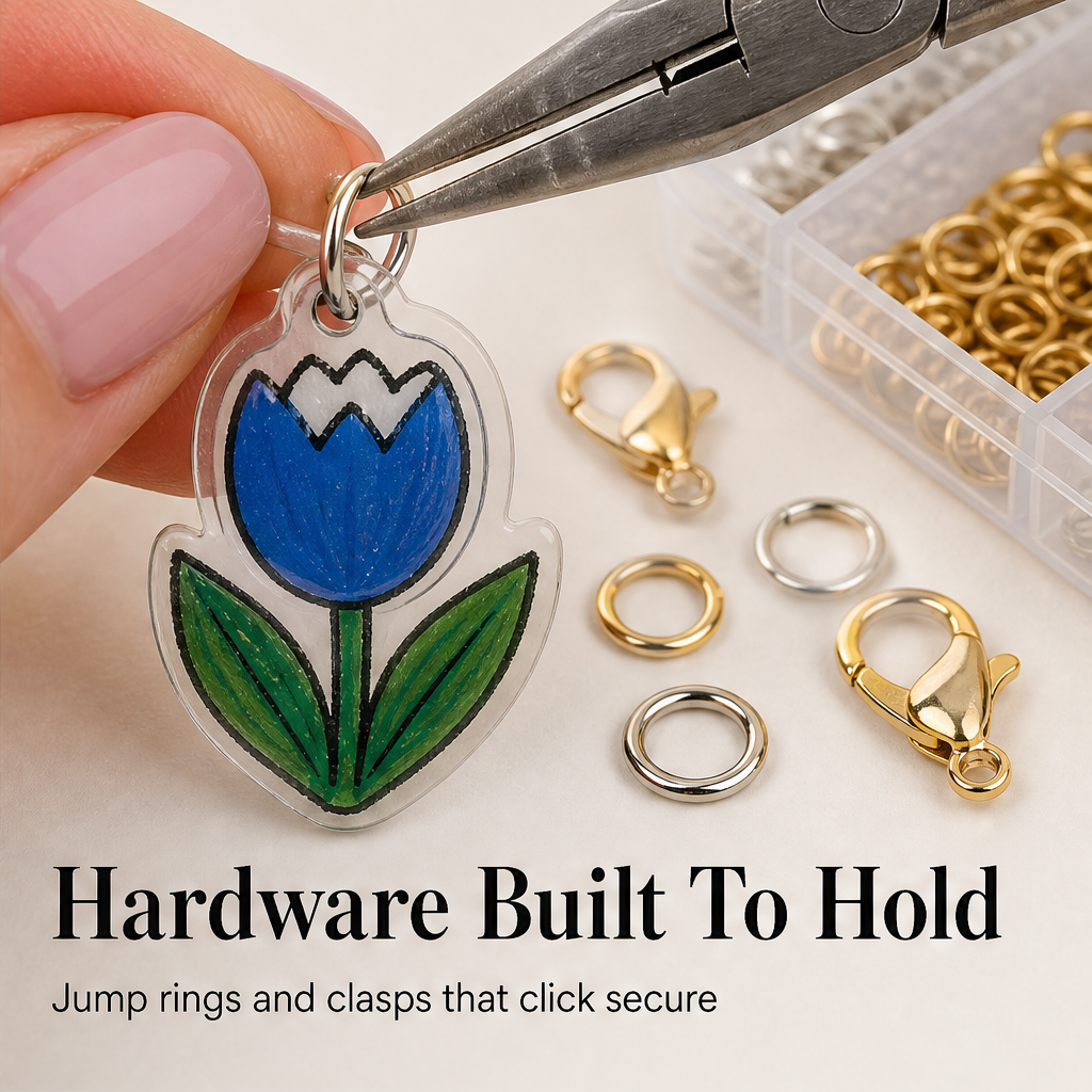 Bloomcraft Studio – Color, Bake &amp; Shrink Charm Making Craft Kit + 50% OFF detail