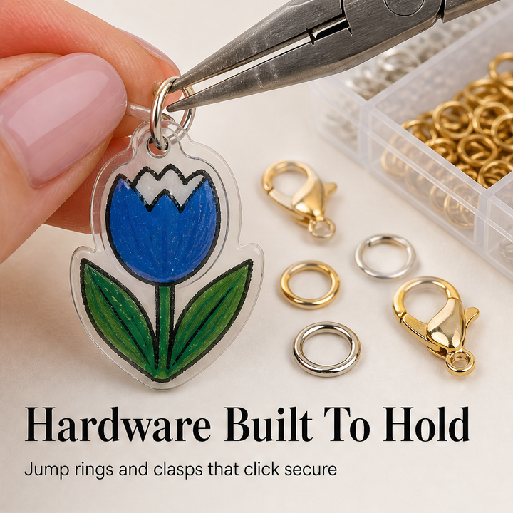 Bloomcraft Studio – Color, Bake &amp; Shrink Charm Making Craft Kit + 50% OFF detail