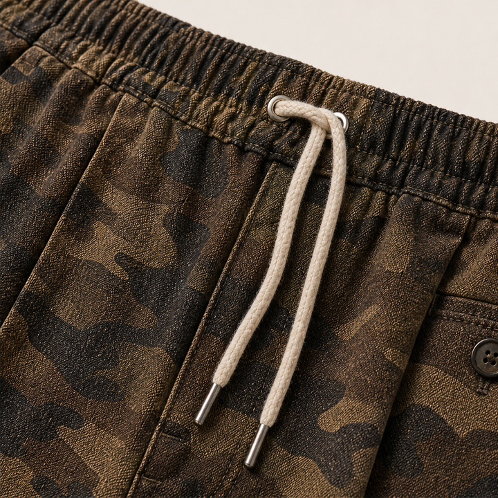 Ridgewick – Relaxed Fit Camouflage Drawstring Pants + 50% OFF detail