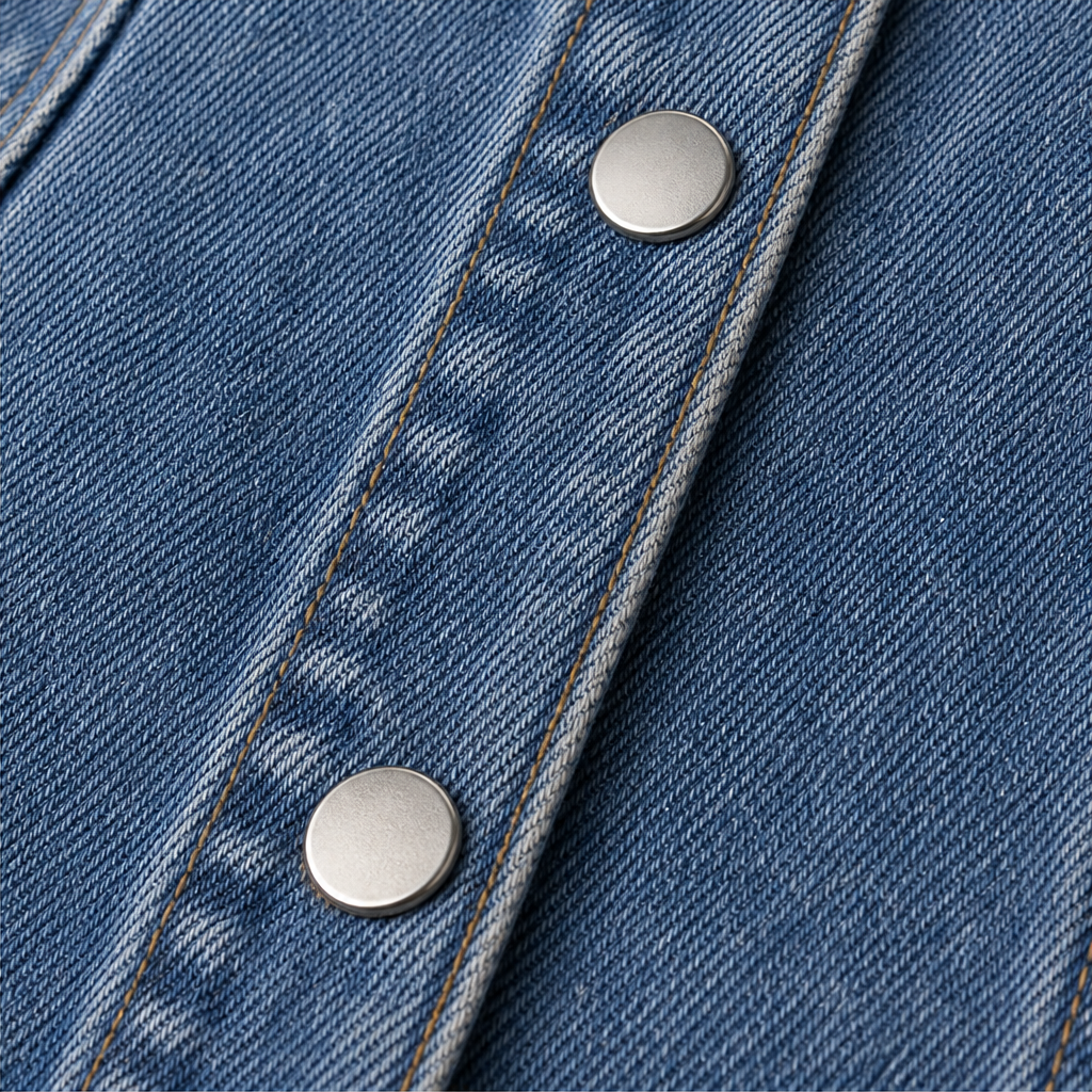Savann Row – Reversible Leopard Lined Oversized Denim Jacket + 50% OFF detail