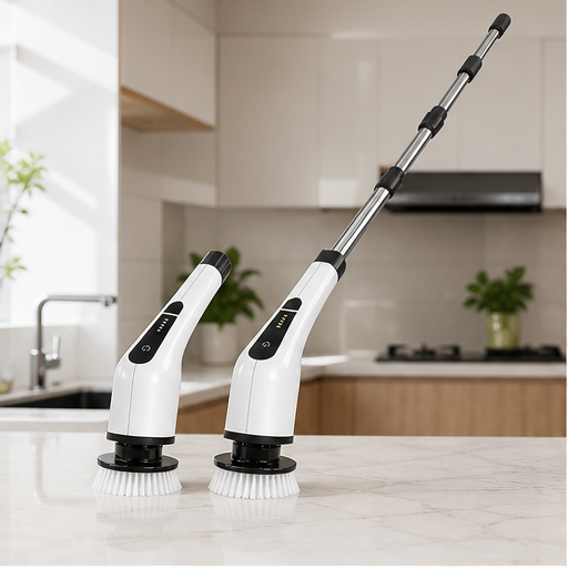 SpinCraft – Rechargeable Spin Brush with 7 Interchangeable Heads lifestyle