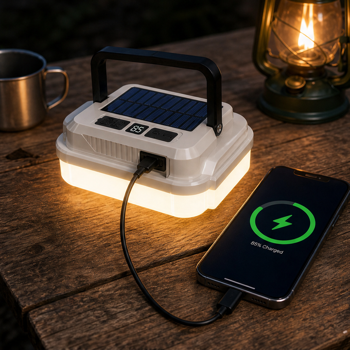 Sunwarden – Solar Rechargeable LED Camping Lantern with Power Bank + 50% OFF lifestyle