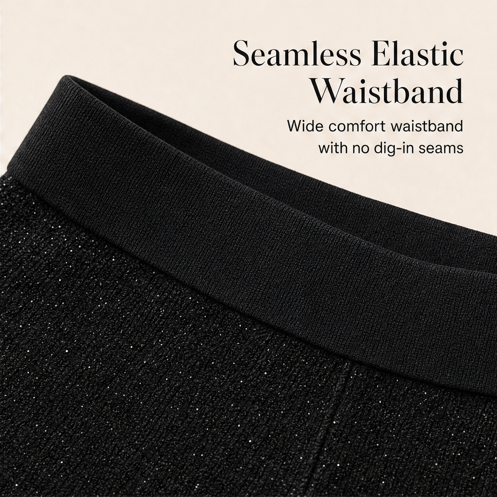 Glimmerwick – Sparkling High-Waist Straight-Leg Pants + 50% OFF detail