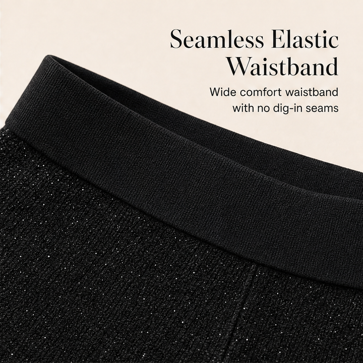 Glimmerwick – Sparkling High-Waist Straight-Leg Pants + 50% OFF detail