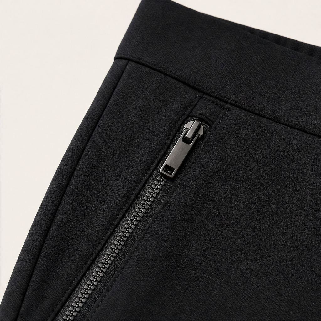 Tavelle – High-Waist Tummy Control Zipper-Pocket Stretch Pants + 50% OFF detail