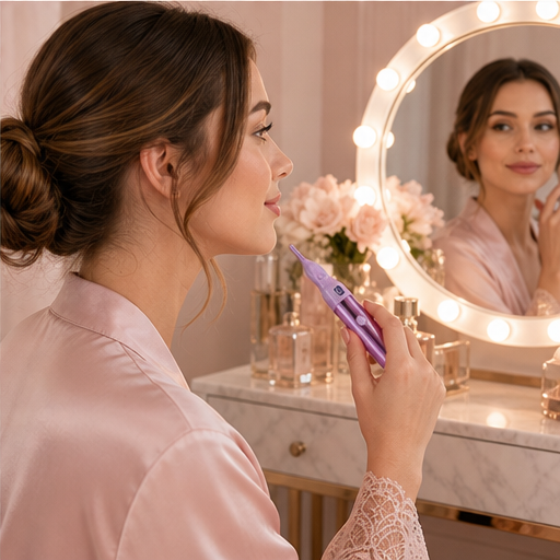 Curlique – Heated LED Display Rechargeable Eyelash Curler lifestyle