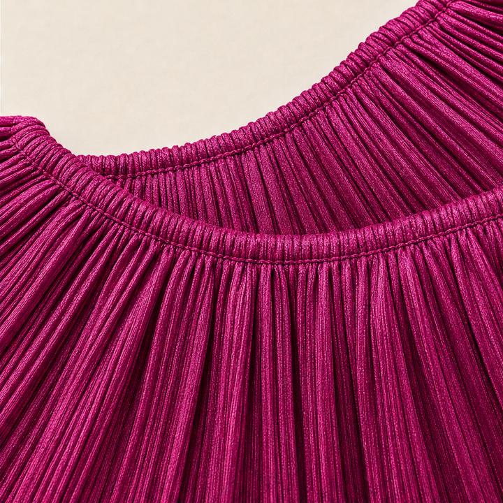Plisora – Ultra-Stretch Micro-Pleated Plus Size Blouse + 50% OFF detail