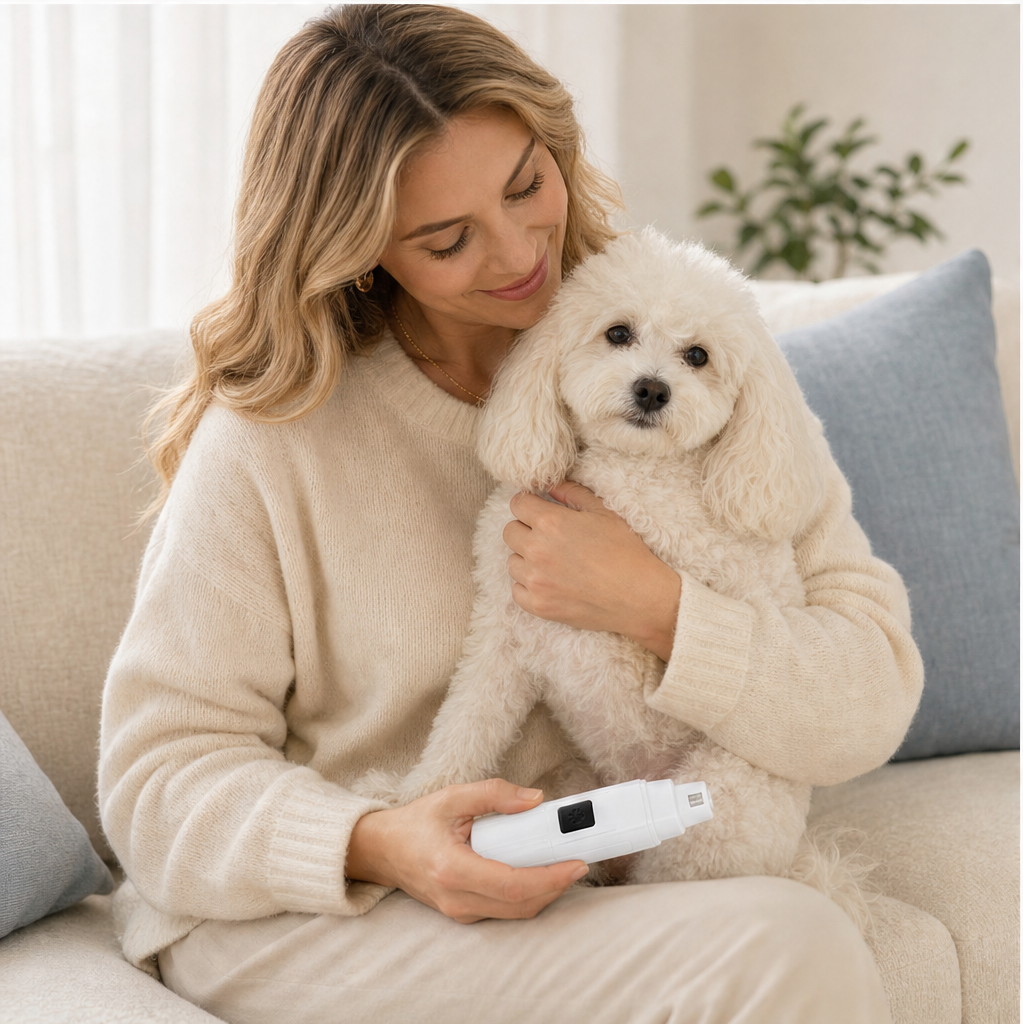 Pawsera – Whisper-Quiet Painless Electric Pet Nail Grinder + 50% OFF lifestyle