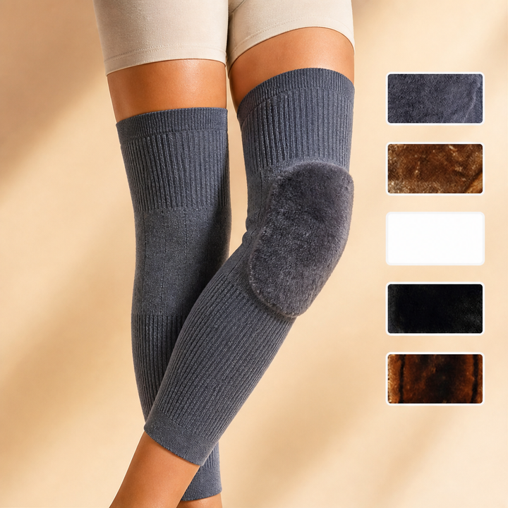Warmglide – Fleece-Lined Thermal Compression Knee Sleeves + 50% OFF lifestyle