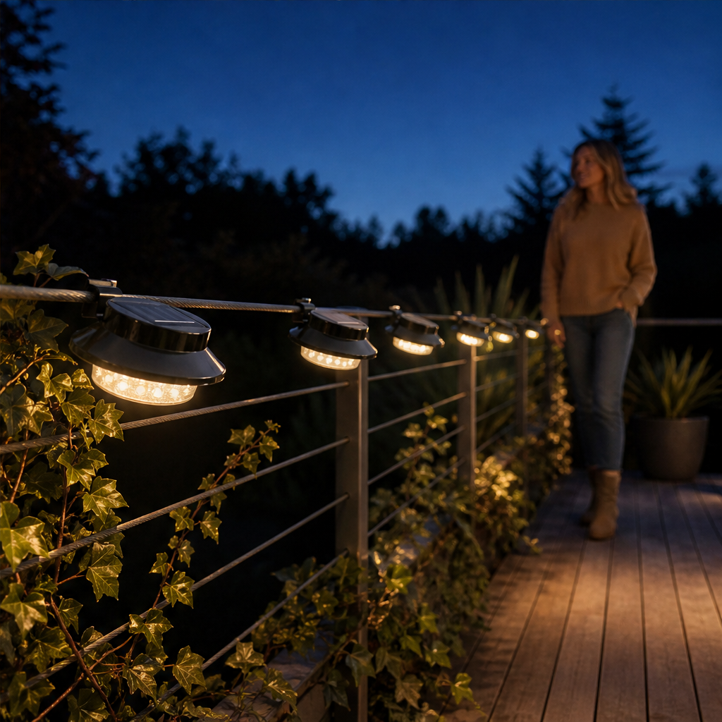Suncroft – No-Wire Solar Wall Light for Fences, Rails &amp; Decks + 50% OFF lifestyle