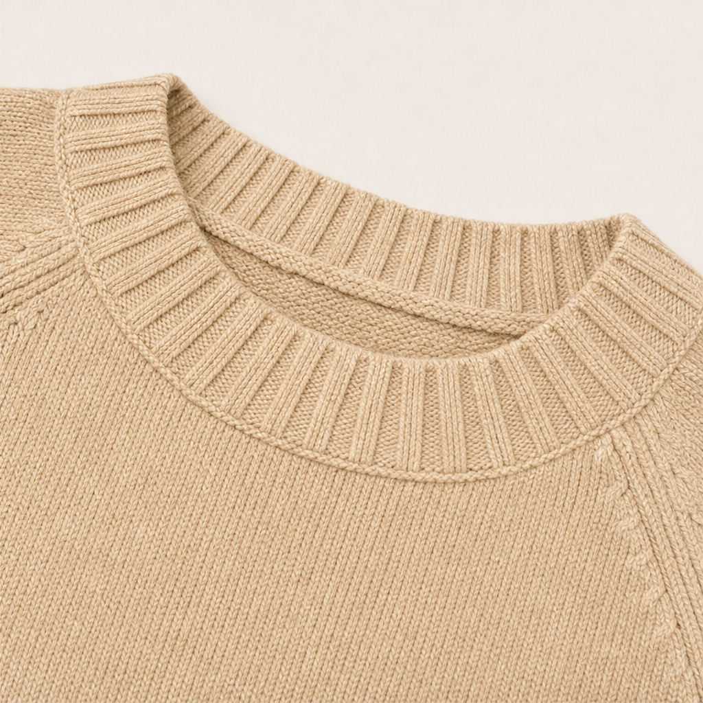 Cassymere – Split-Button Sleeve Oversized Knit Pullover + 50% OFF detail