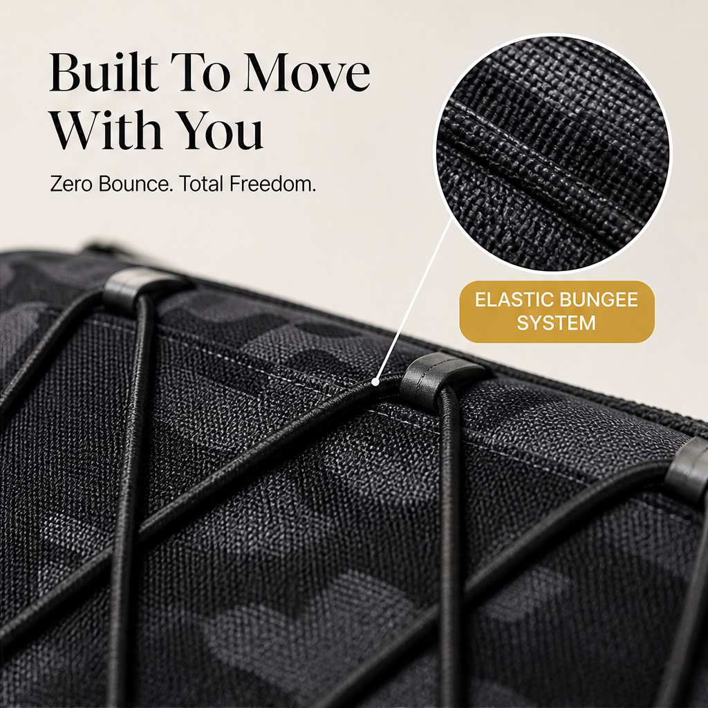 Trailfix – No-Bounce Hydration-Ready Cycling Chest Bag + 50% OFF features