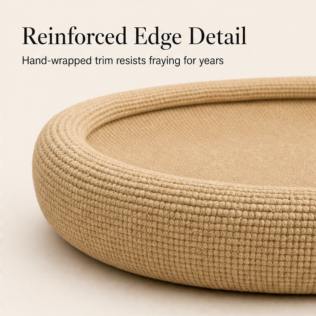 Scratchnook – Sisal Scratcher Bed with Built-In Toy Ball + 50% OFF detail