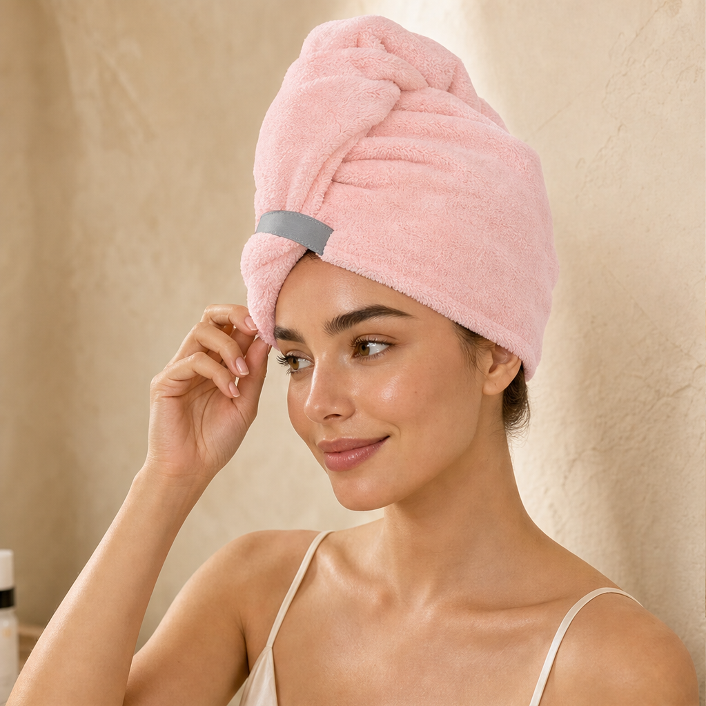 Wrapdry – Fast-Absorbing Secure-Band Hair Towel + 50% OFF lifestyle