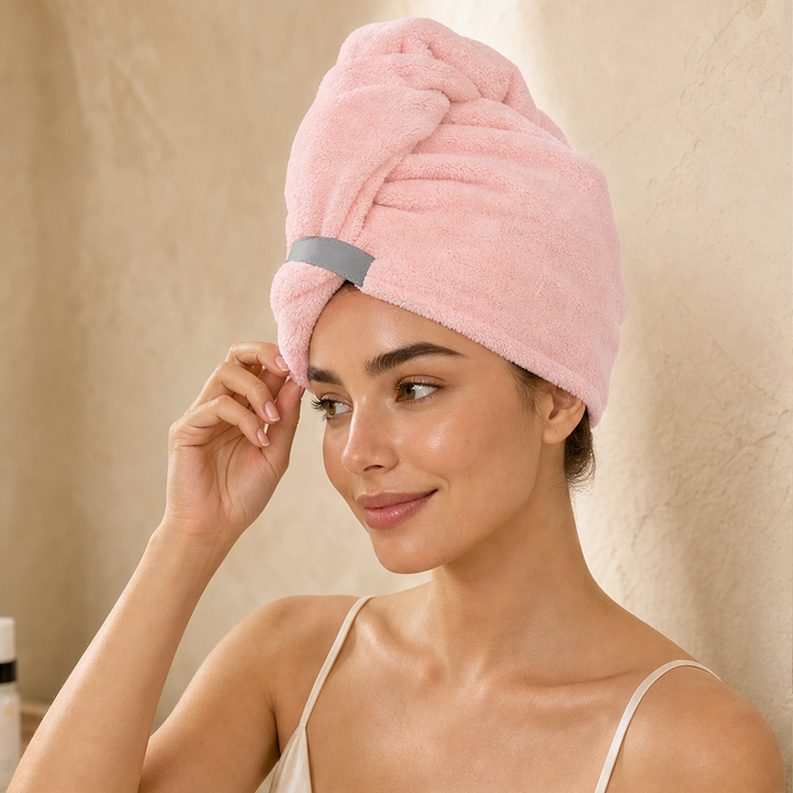 Wrapdry – Fast-Absorbing Secure-Band Hair Towel + 50% OFF lifestyle