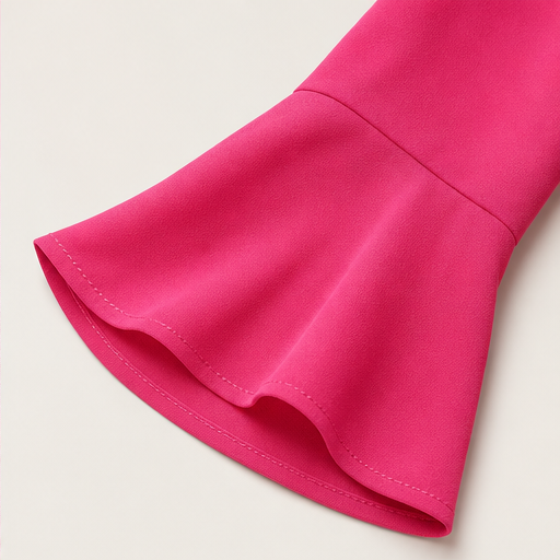 Silkaven – Double-Layer Zipper V-Neck Flowy Chiffon Top + 50% OFF detail