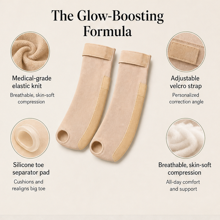Solume – Adjustable Fit Toe &amp; Bunion Support Set + 50% OFF detail