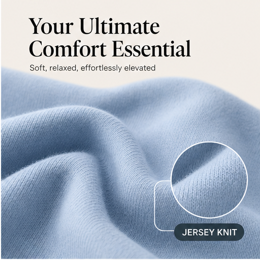 Wrenfold – Soft Jersey Knit Drawstring Hoodie with Front Pockets + 50% OFF features
