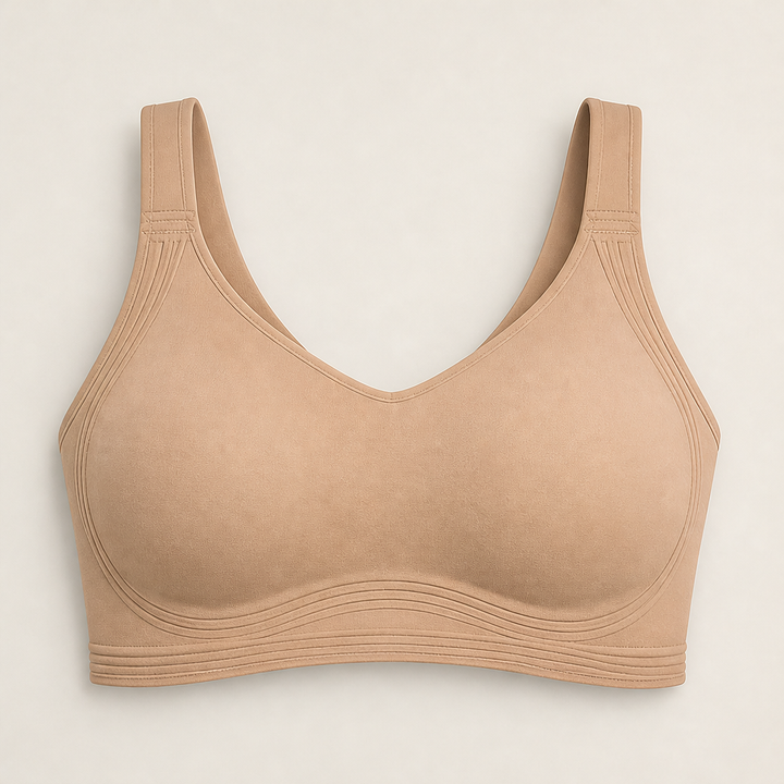 Jellisse – Wirefree Full Coverage 10-Pack Comfort Bras + 1+1 FREE Nude