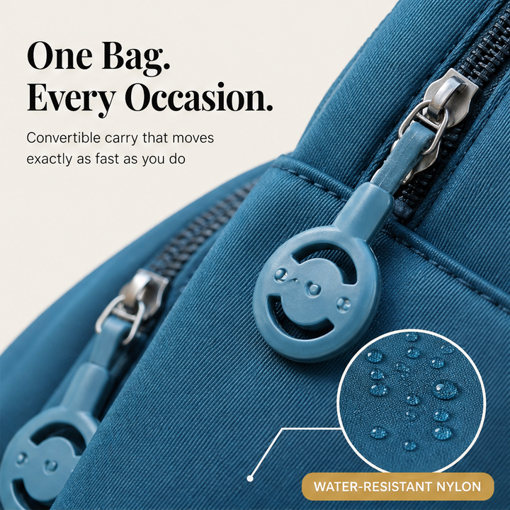 Adaptura – 2-in-1 Convertible Backpack, Crossbody &amp; Chest Bag + 50% OFF features